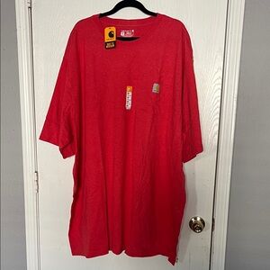 Carhartt Men's Vivid Red Short Sleeve Shirt